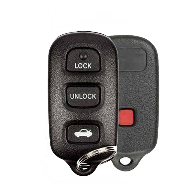 10 x 1998-2004 Toyota Avalon / 4-Button Keyless Entry Remote / PN: 89742-AC050 / HYQ12BAN (OEM Recase)