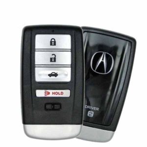 2015-2020 Acura ILX RLX TLX / 4-Button Smart Key / PN: 72147-TZ3-A11 / KR5V1X (Driver 2) (OEM)
