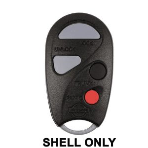 2000-2004 Nissan Keyless Entry Remote SHELL for NHVBU427 - Black (JMA-NIS-3-RKE)
