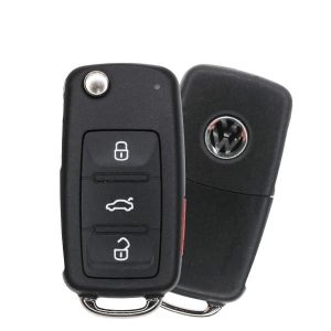 2005-2010 Volkswagen / 4-Button Flip Key / PN: 1K0-959-753-P / NBG92596263 / 315 Mhz (OEM Refurb)