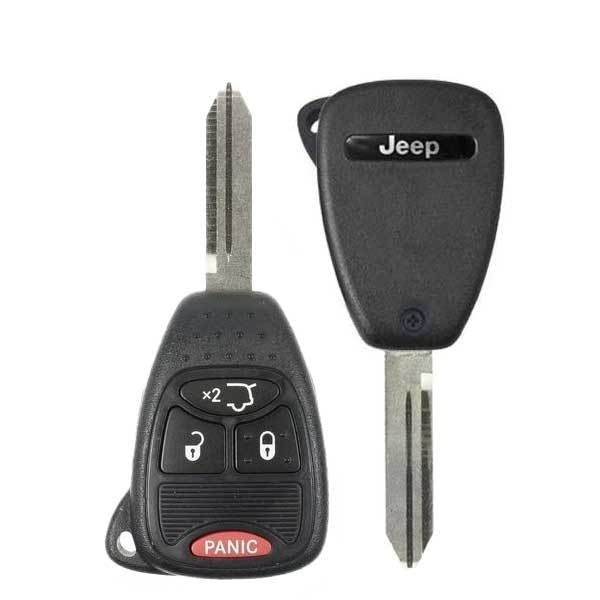 2005-2012 Jeep Liberty Commander Grand Cherokee / 4-Button Remote Head Key / PN: 05183349AC / OHT692715AA (OEM)