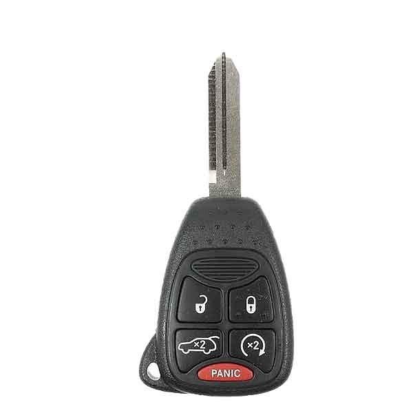 2006-2013 Chrysler Dodge Jeep / 5-Button Remote Head Key / PN: 68029834AA / OHT692427AA (OEM Refurb)