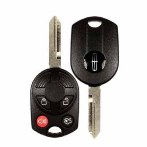 2007-2010 Lincoln / 4-Button Remote Head Key / PN: M9L7T-15K601-AC / OUCD6000022 / H75 / Chip 40 Bit (OEM)