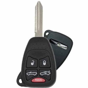 2008-2014 Chrysler Sebring Convertible / 200 / 5-Button Remote Head Key / PN: 68025034AA / OHT692427AA (OEM Refurb)