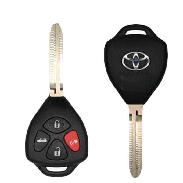 2010-2014 Toyota Yaris / 4-Button Remote Head Key / PN: 89070-33C40 / HYQ12BBY (G Chip) (OEM Refurb)