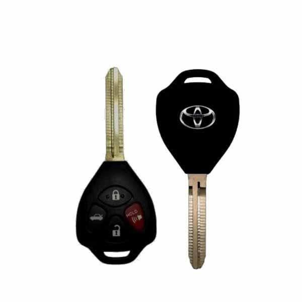 2010-2016 Toyota Corolla / Venza / 4-Button Remote Head Key / PN: 89070-02270 / GQ4-29T (OEM Refurb)