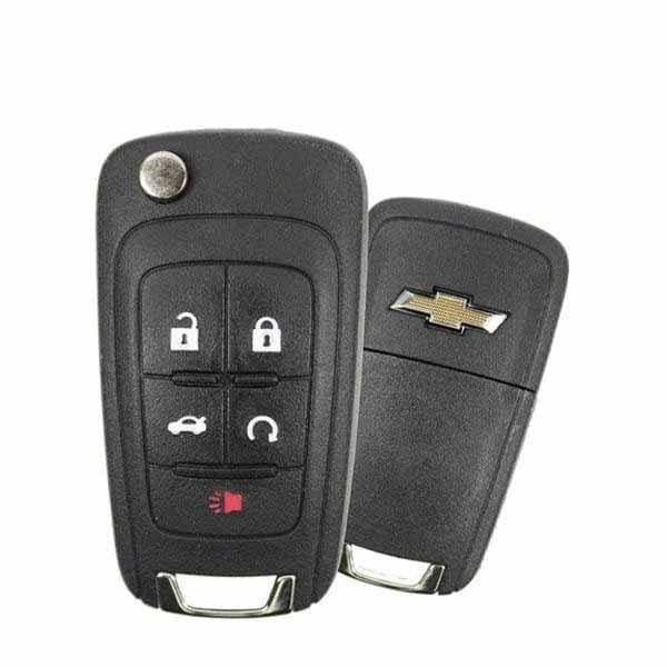 2010-2019 Chevrolet / 5-Button Flip Key HS / non PEPS / PN: 13500226 / OHT01060512 / OHT05918179 (OEM Refurb)