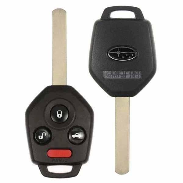 2011-2014 Subaru Legacy Outback / 4-Button Remote Head Key / PN: 57497-AJ10A / CWTWB1U811 (OEM)