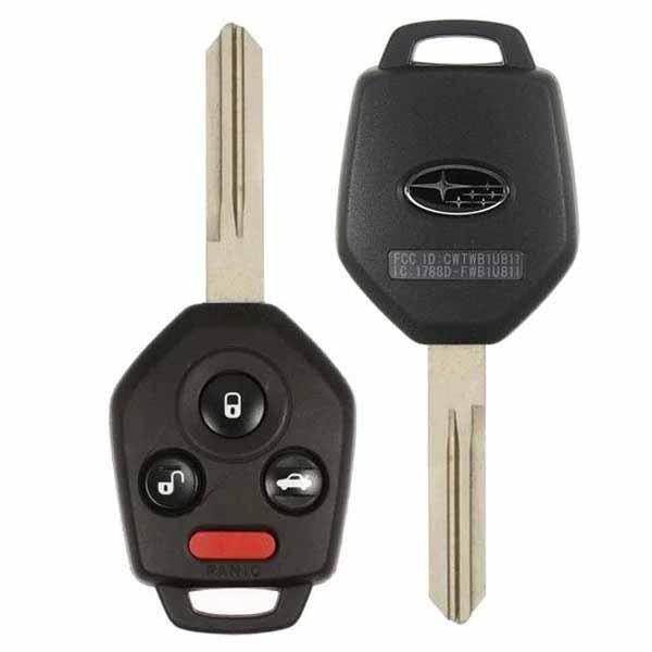 2011-2014 Subaru Tribeca / 4-Button Remote Head Key / PN: 57497-XA20A / CWTWB1U811 / 4D 62 Chip (OEM Refurb)