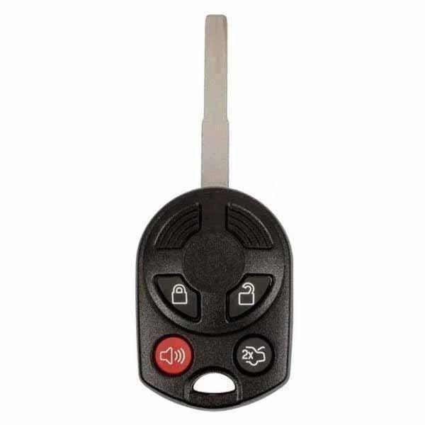 2011-2019 / Ford 4-Button Remote Head Key / PN: 164-R8046 / OUCD6000022 / HU101 HS / Chip 80 Bit (OEM Refurb)(No Logo)