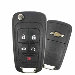 2012-2015 Chevrolet Cruze / 5-Button Flip Key / PN: 13504199 / AVL-B01T2AC (OEM Refurb)