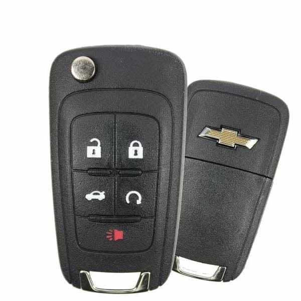 2012-2015 Chevrolet Cruze / 5-Button Flip Key / PN: 13504199 / AVL-B01T2AC (OEM Refurb)