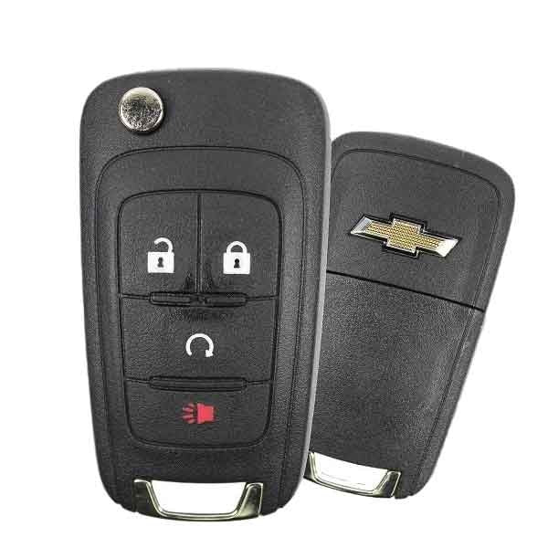 2012-2019 Chevrolet Sonic / 4-Button Remote Flip Key / PN 13584829 / KR55WK50073 (OEM Refurb)