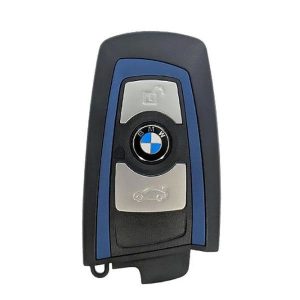 2013-2018 BMW 7 / 5 / 3 Series / 3-Button Smart Key / YGOHUF5767 / FEM / 433 Mhz - Blue Trim (OEM)