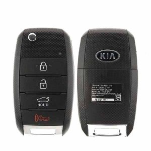 2014-2016 Kia Forte / 4-Button Flip Key / PN: 95430-A7400 / OSLOKA-OKA870T (YD) (OEM)