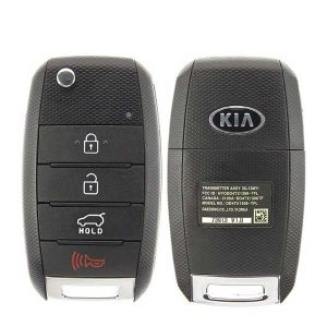 2014-2016 Kia Sportage / 4-Button Flip Key / PN: 95430-3W350 / NYODD4TX1306-TFL (SL13MY) (OEM)