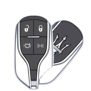 2014-2016 Maserati Ghibli / Quattroporte / 4-Button Smart Key w/ High Beam / PN: 670019938/ M3N-7393490 (OEM)