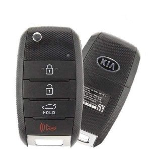 2014-2017 Kia Rio / 4-Button Flip Key / PN: 95430-1W023 / TQ8-RKE3F05 (UB14MY) (OEM)