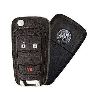 2014-2018 Buick Encore / 3-Button Flip Key / PN: 13565812 / AVL-B01TAC / OHT01060512 (OEM Refurb)