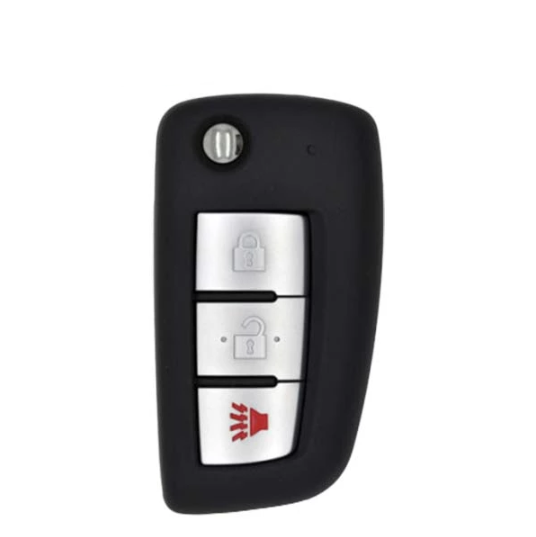 2014-2019 Nissan Rogue / 3-Button Flip Key / PN: 28268-4BA1A / CWTWB1G767 / (AFTERMARKET)