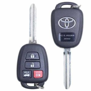 2014-2019 Toyota Corolla / 4-Button Remote Head Key / PN: 89070-02880 / HYQ12BEL (4D H) / Board 3710 (OEM)