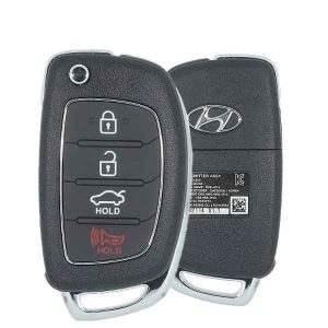 2015-2017 Hyundai Sonata / 4-Button Flip Key / PN: 95430-C1010 / TQ8-RKE-4F16 (OEM Refurb)