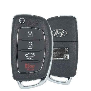 2015-2017 Hyundai Sonata / 4-Button Flip Key / PN: 95430-C1010 / TQ8-RKE-4F16 (OEM)