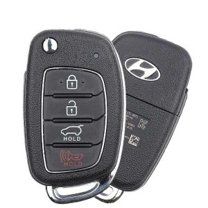 2015-2019 Hyundai Tucson / 4-Button Remote Flip Key / PN: 95430-D3010 / TQ8-RKE-4F25 (OEM)