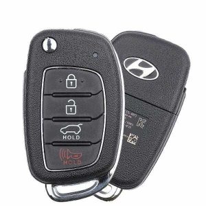 2015-2019 Hyundai Tucson / 4-Button Remote Flip Key / PN: 95430-D3010 / TQ8-RKE-4F25 (OEM Refurb)