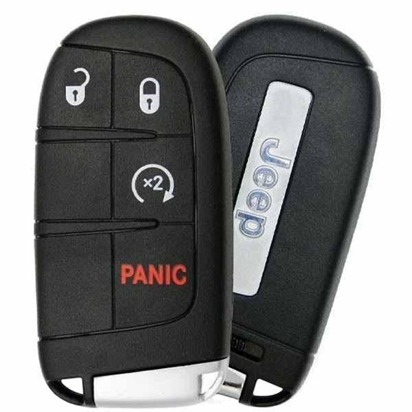 2015-2021 Jeep Renegade / 4-Button Smart Key / PN: 6BY88DX9AA / M3N-40821302 (OEM Refurb)