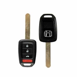 2016-2021 Honda Accord Civic / 4-Button Remote Head Key / PN: 35118-T2A-A60 / MLBHLIK6-1TA (433 MHz) (OEM Refurb)