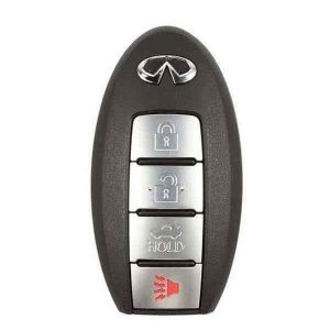 2016-2020 Infiniti Q50 Q60 / 4-Button Smart Key / PN: 285E3-4HB0C / KR5S180144204 (OEM)