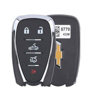 2016-2021 Chevrolet Camaro / 5-Button Smart Key / Drop Top / PN: 13529654 / HYQ4EA (OEM Refurb)
