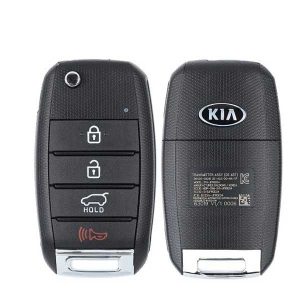 2017-2019 Kia Niro / 4-Button Flip Key / PN: 95430-G5010 / SY5JFRGE04 (DE 4BT) (OEM)