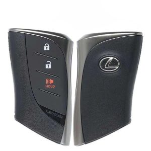2019-2020 Lexus UX200 UX250h / 3-Button Smart Key / PN: 8990H-76010 / HYQ14FBF (Black Logo) (OEM)