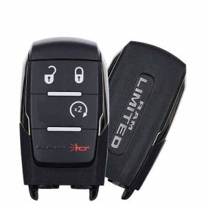 2019-2021 Dodge Ram Limited / 4-Button Smart Key / PN: 68376346AB / GQ4-76T (OEM)
