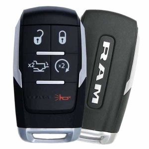 2019-2021 Dodge Ram Pickup HD 2500-5500 / 5-Button Smart Key / PN: 68374994AB 68538050AA 68475385AA / GQ4-76T (OEM)
