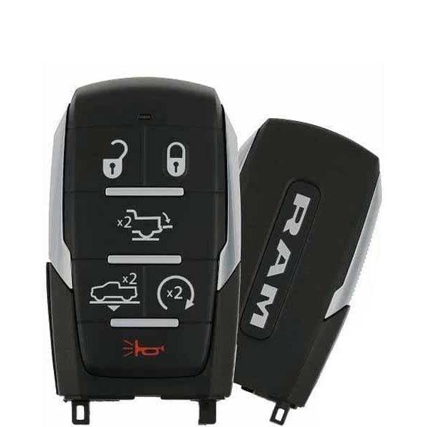 2019-2023 Ram 1500 Pickup / 6-Button Smart Key / PN: 68291692AD / OHT-4882056 (OEM Refurb)