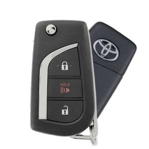 2019-2022 Toyota RAV4 / 3-Button Remote Flip Key / PN: 89070-0R300 / GQ4-73T (H Chip) (OEM Refurb)