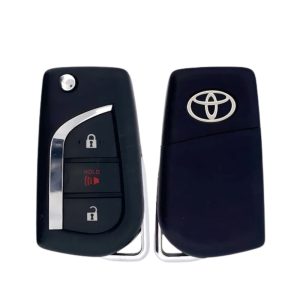 2019-2024 Toyota RAV4 / 3-Button Remote Flip Key / PN: 89070-0R300 (OEM Refurbished/Recase)
