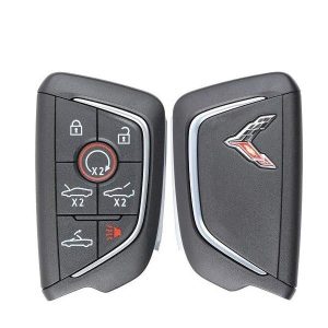 2020-2024 Chevrolet Corvette C8 / 7-Button Smart Key / PN: 13538852 / YG0G20TB1 (Chrome Logo) (OEM Refurb)