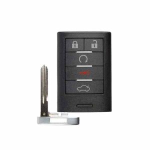 2008-2014 Cadillac CTS STS / 5-Button Smart Key / PN: 25943677 / M3N5WY7777A / (AFTERMARKET)