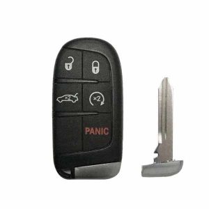 2011-2019 Dodge Chrysler Jeep / 5-Button Smart Key SHELL for M3N-40821302 (AFTERMARKET)