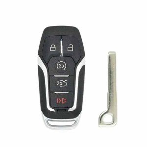 2013-2018 Ford / 5-Button Smart Key SHELL for M3N-A2C31243800, M3N-A2C31243300 (AFTERMARKET)