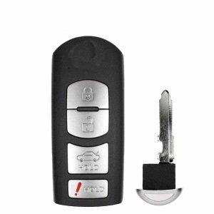 Mazda 6 2009-2013 / 4-Button Smart Key / KR55WK49383 / (AFTERMARKET)