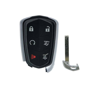 2014-2019 Cadillac / 6-Button Smart Key SHELL for HYQ2AB, HYQ2EB (AFTERMARKET)