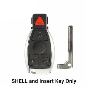 1997-2014 Mercedes Benz 4-Button Fobik Key SHELL for IYZ-3312