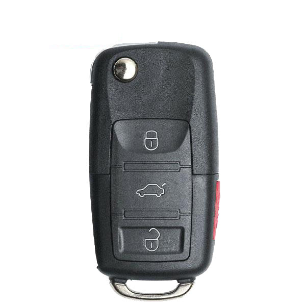 2000-2012 Nissan Infiniti / 4-Button Flip Key / KBRASTU15 / (AFTERMARKET)