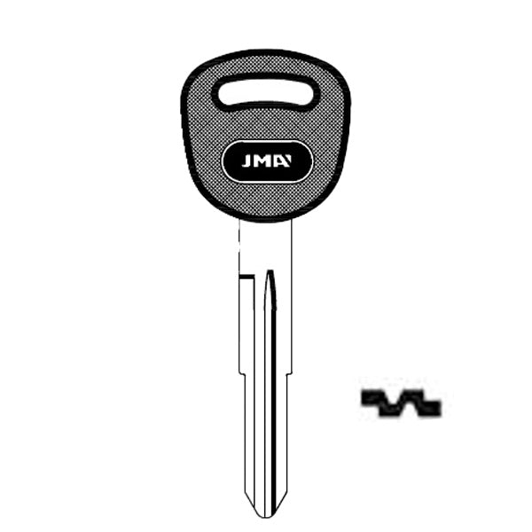 JMA - KI-4D-P - Hyundai KIA - Plastic Head Mechanical Key
