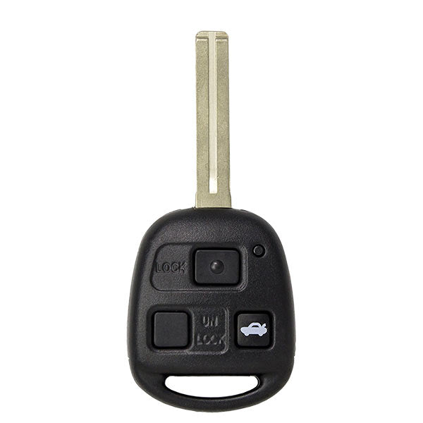 2001-2010 Lexus / 3-Button Remote Head Key / PN: 89070-50660 / HYQ12BBK (AFTERMARKET)